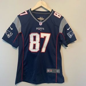 NFL Official New England Patriots Jersey - Gronkowski #87 AND patriots hat!